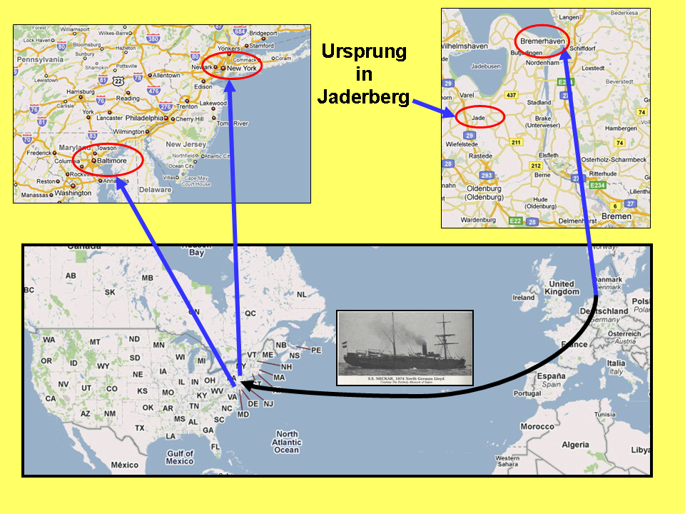 Weg der Auswanderung